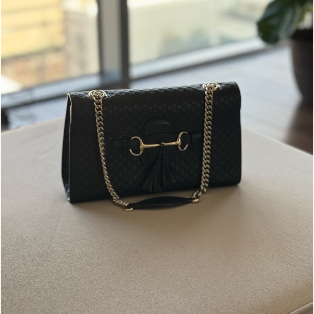 AUTHENTIC black Gucci purse